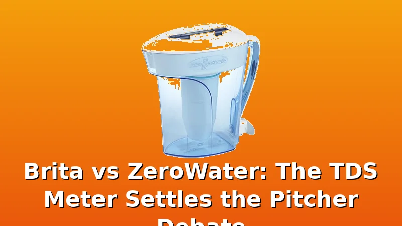 Brita vs ZeroWater: The TDS Meter Settles the Pitcher Debate - PureStream review with measurements and honest opinion