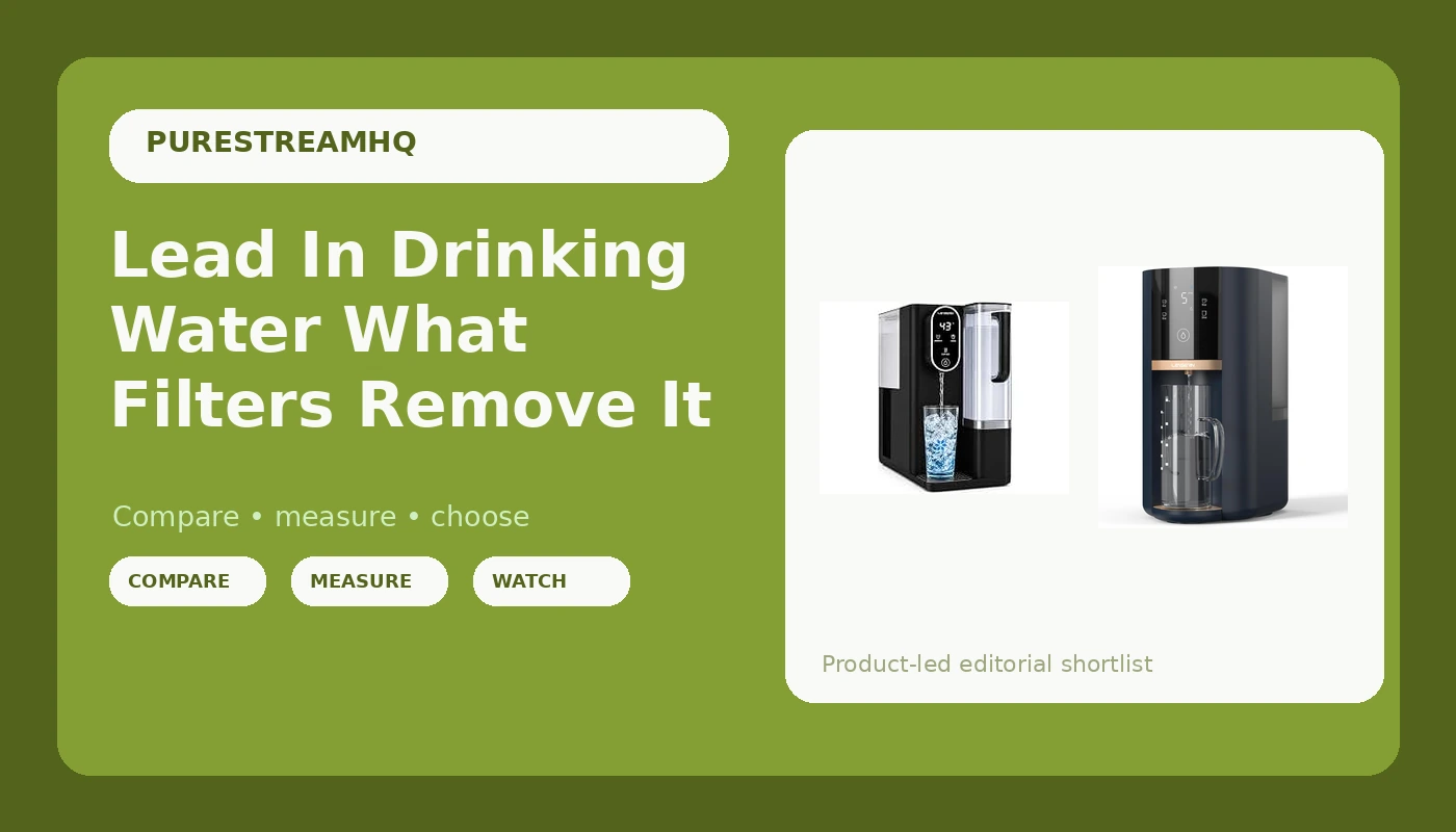 Lead In Drinking Water What Filters Remove It - PureStream review with measurements and honest opinion