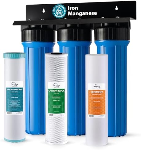 iSpring WGB32BM Iron, Manganese Whole House Water Filter System
