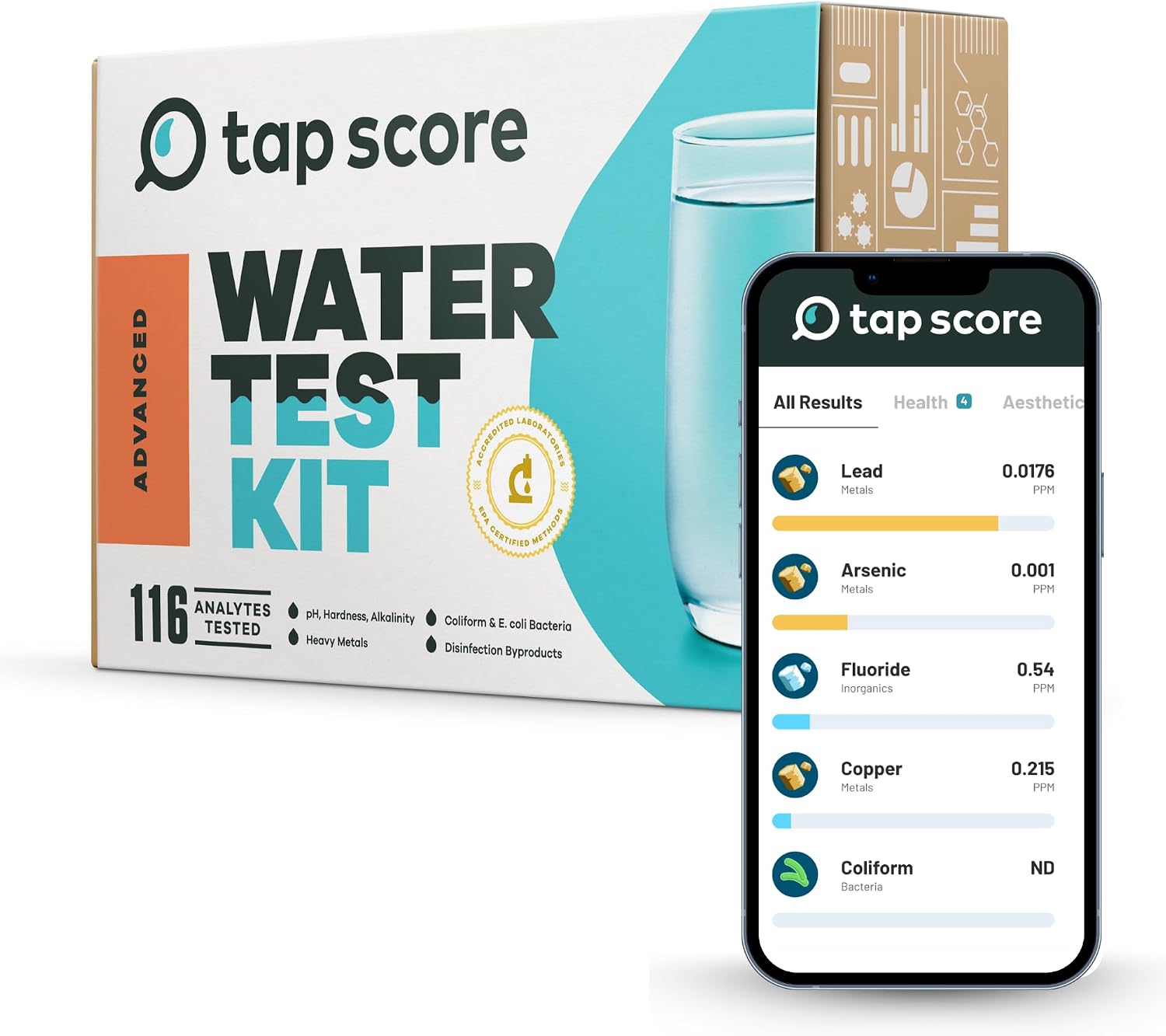Advanced Home Water Test Kit (B076DRBCBX)