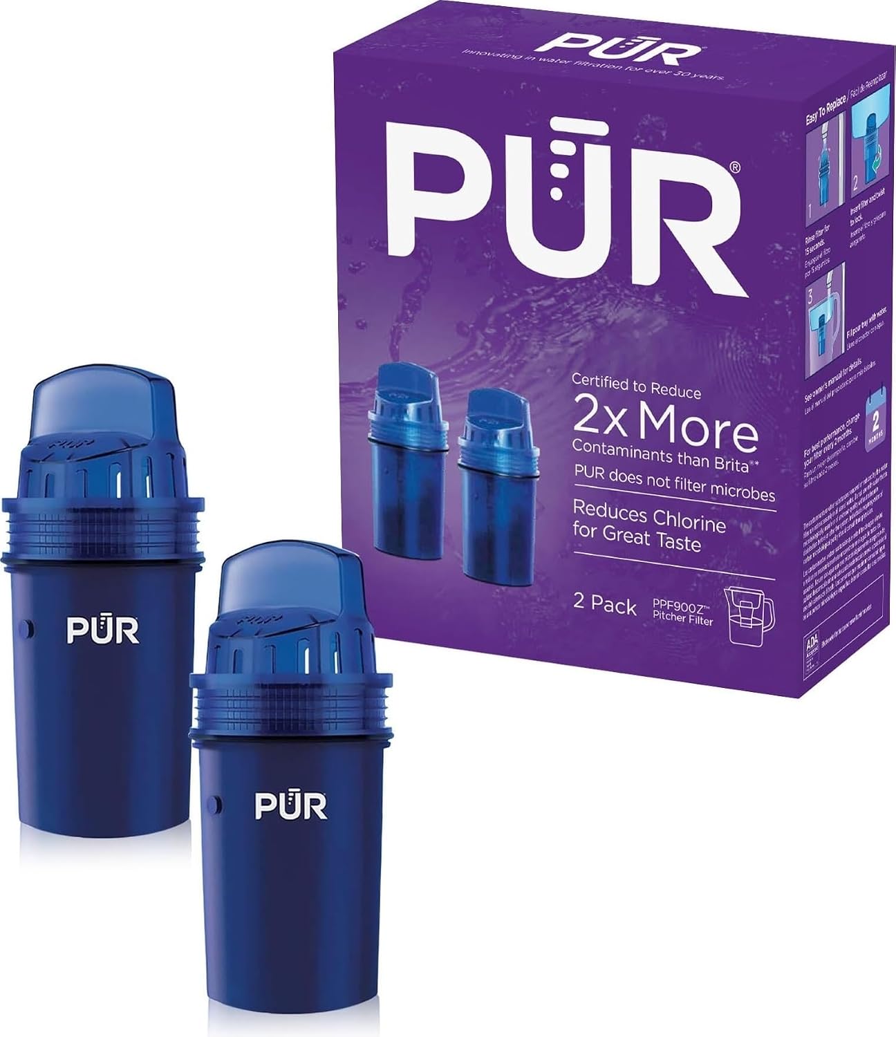 PUR Pitcher Filter 2-Pack (B07WV6CH9X)