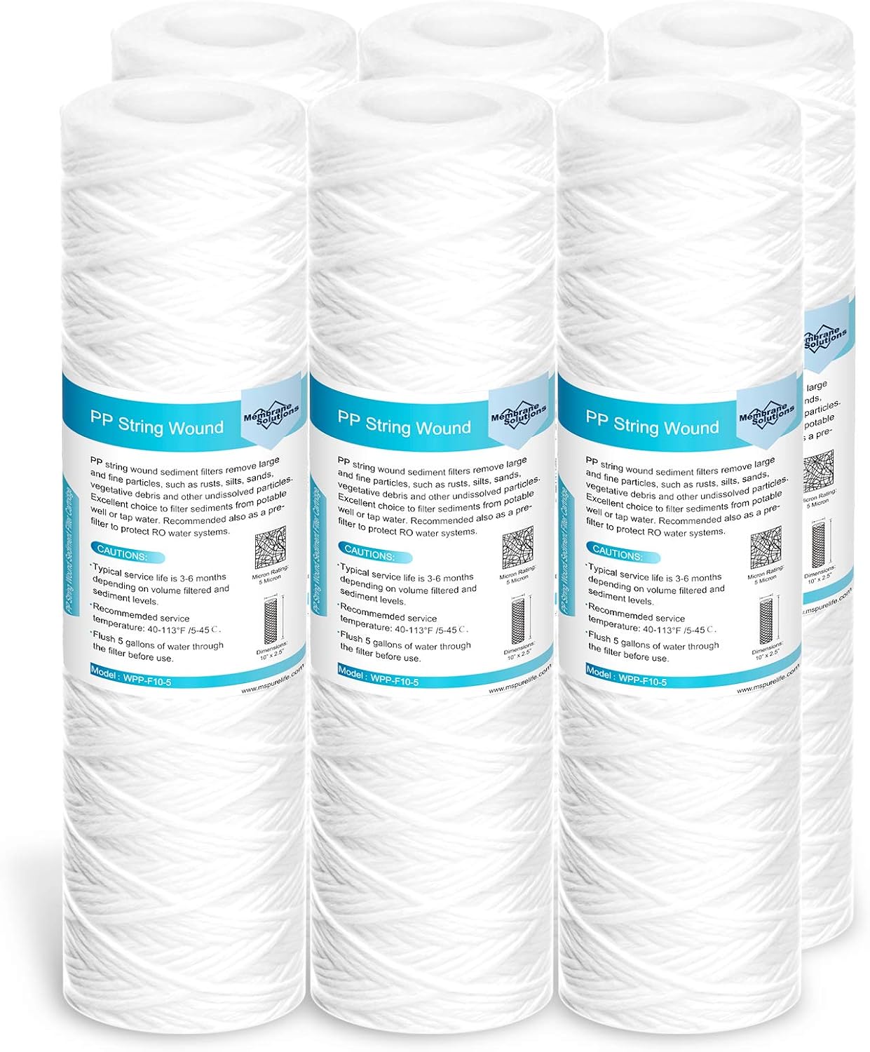 Membrane Solutions String Wound Filter (B082PXRJBZ)