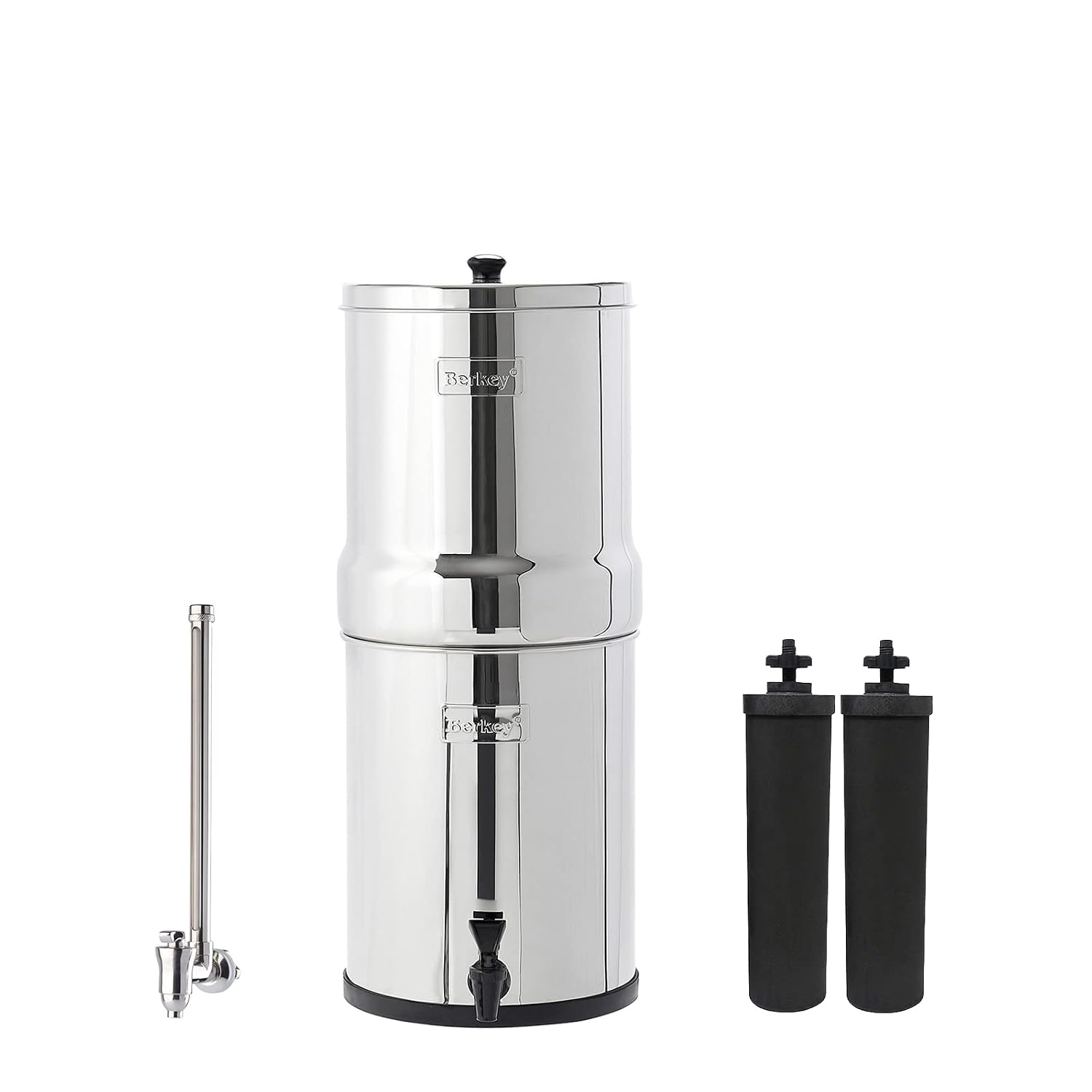 Royal Berkey 3.25 Gal Gravity Water Filter System with Water View Spigot