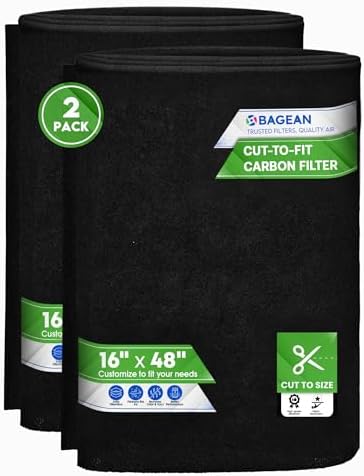 Bagean Cut to Fit Carbon Filter Sheet (B0DS2YCPW7) — $20.98