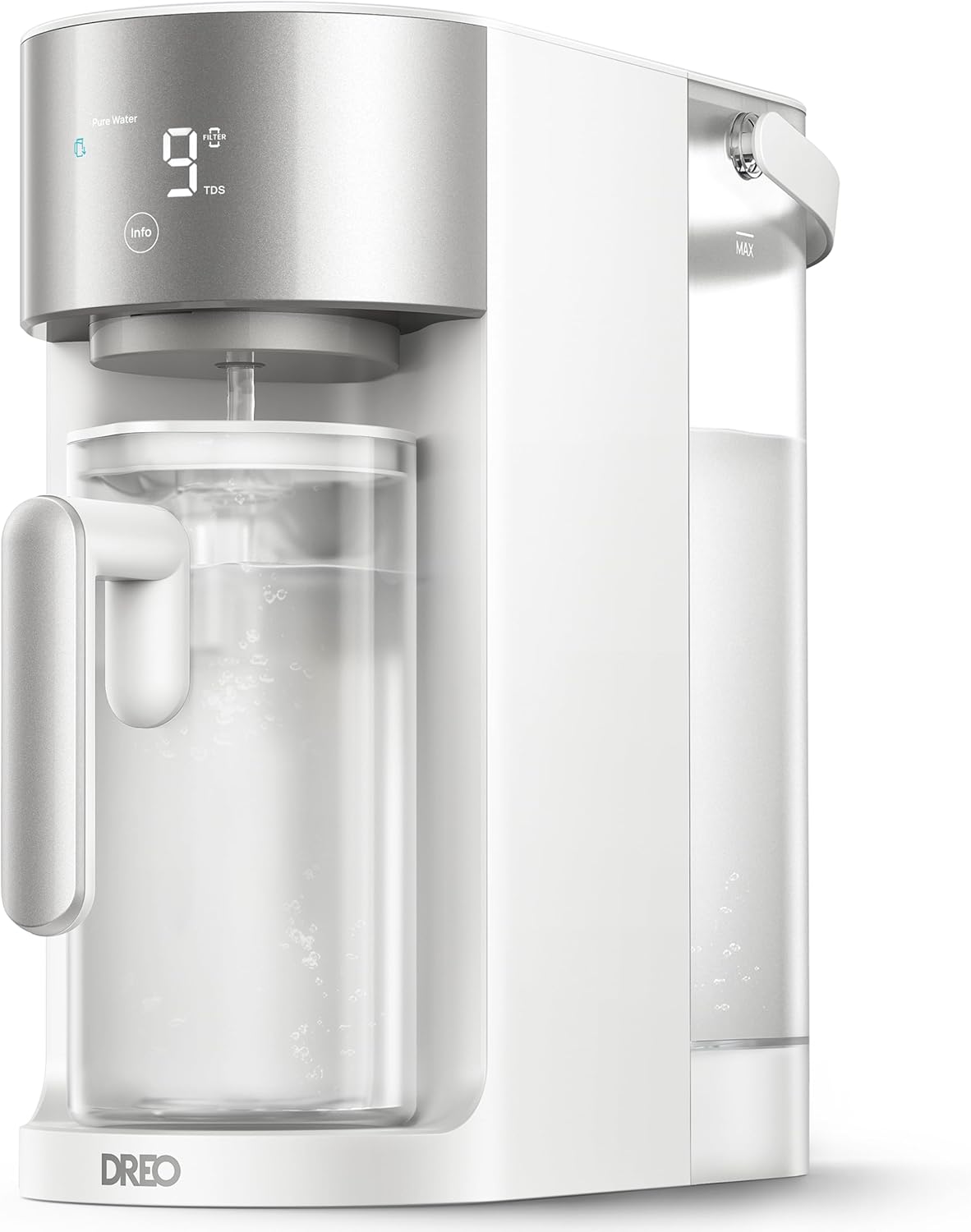 DREO Reverse Osmosis Water Filter System Countertop, RO Water Filter 112 3L