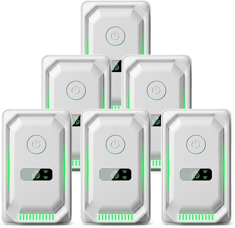 2026 New 6 Pack Plug In Air Purifier for Home, Negative Ion Air Purifier