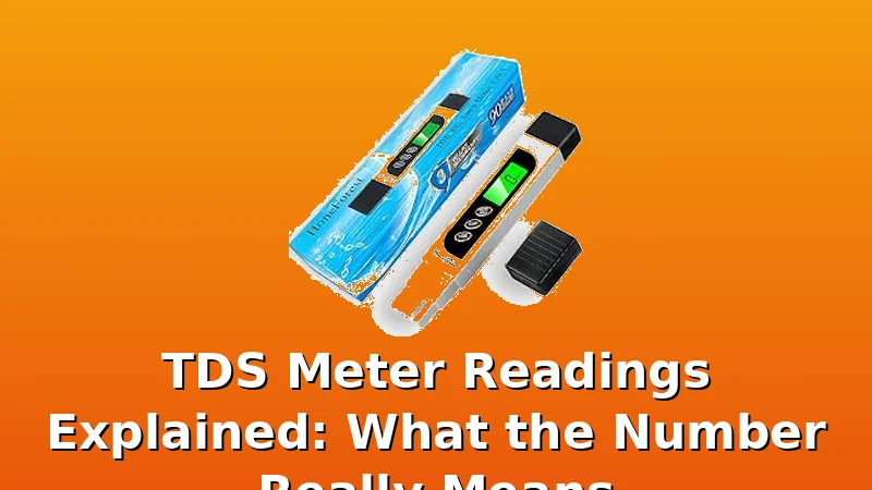 TDS Meter Readings Explained: What the Number Really Means - PureStream review with measurements and honest opinion