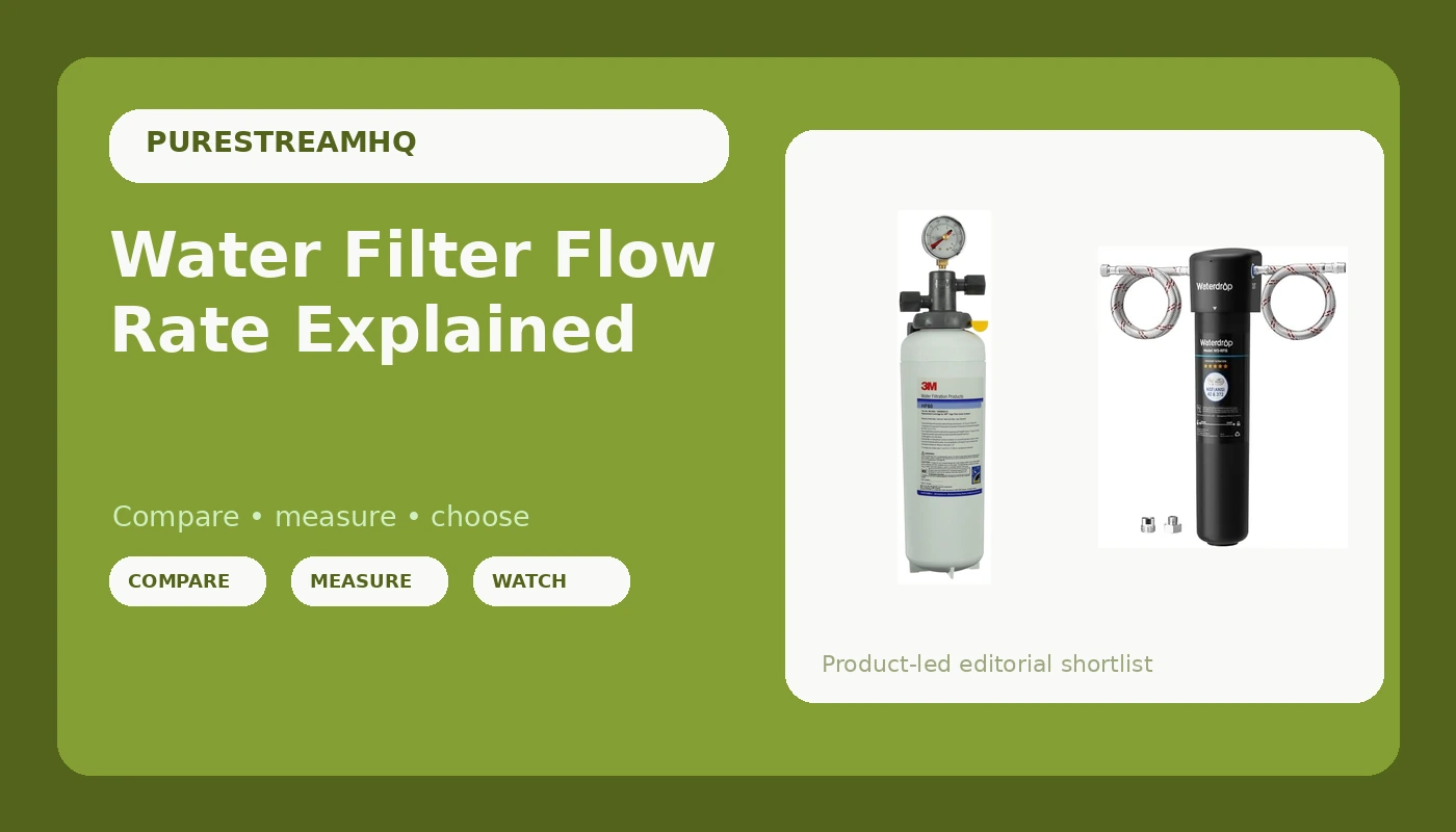 Water Filter Flow Rate Explained - PureStream review with measurements and honest opinion