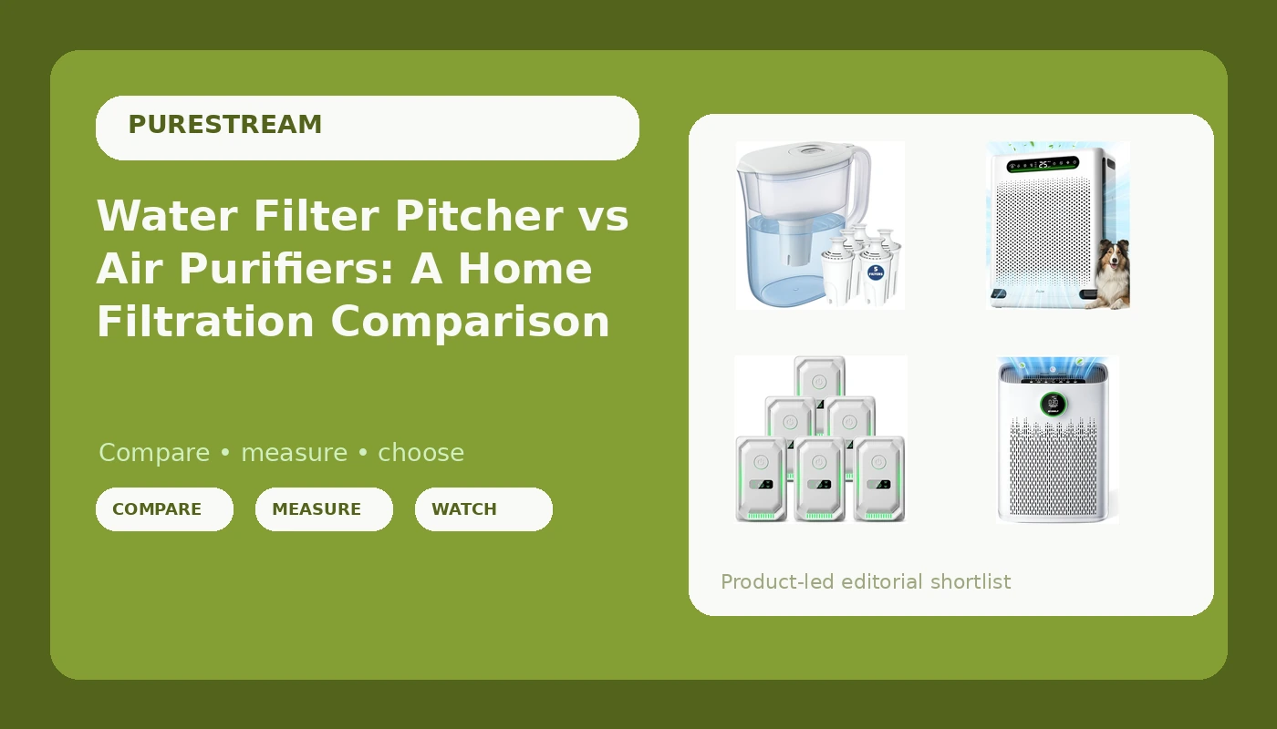 Water Filter Pitcher vs Air Purifiers: A Home Filtration Comparison